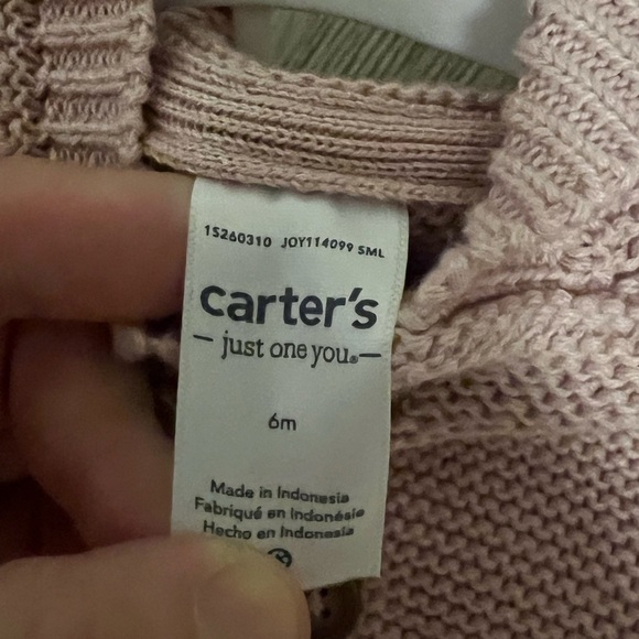 Pink Knit Baby Sweater and Pants Set 6 months NWT - Picture 2 of 2